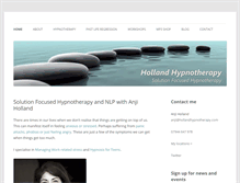 Tablet Screenshot of hollandhypnotherapy.com